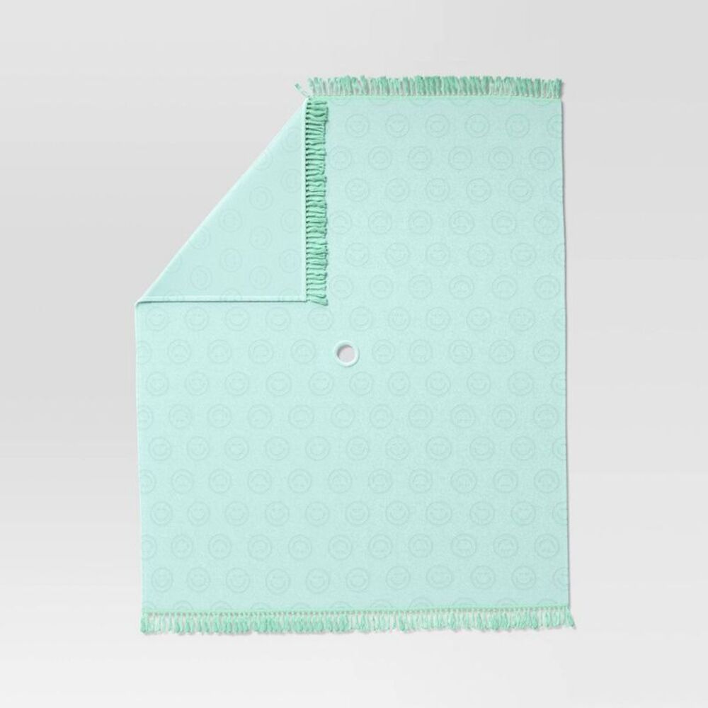 Sun Squad - 2 Person Beach Blanket Aqua Green - Sun Squad Aqua Green - Picture 2 of 3